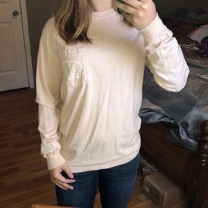 Ivory Ella pineapple logo long sleeve t-shirt